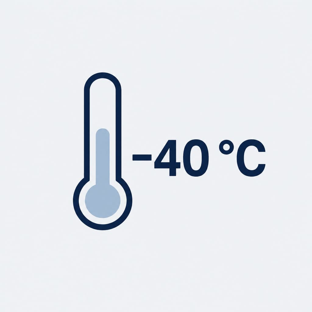 до -40°C